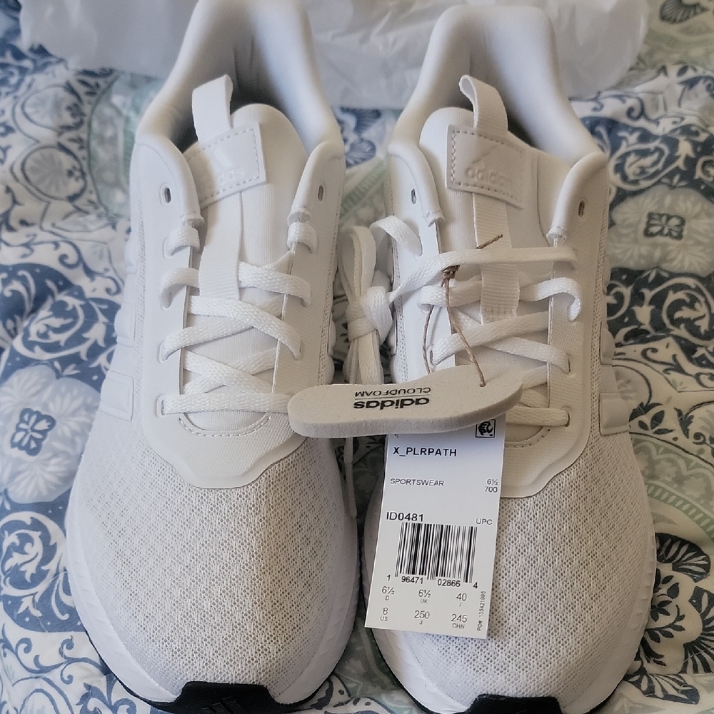 Adidas Classic White Running Shoes